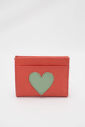 Heart Leather Sleek Wallet
