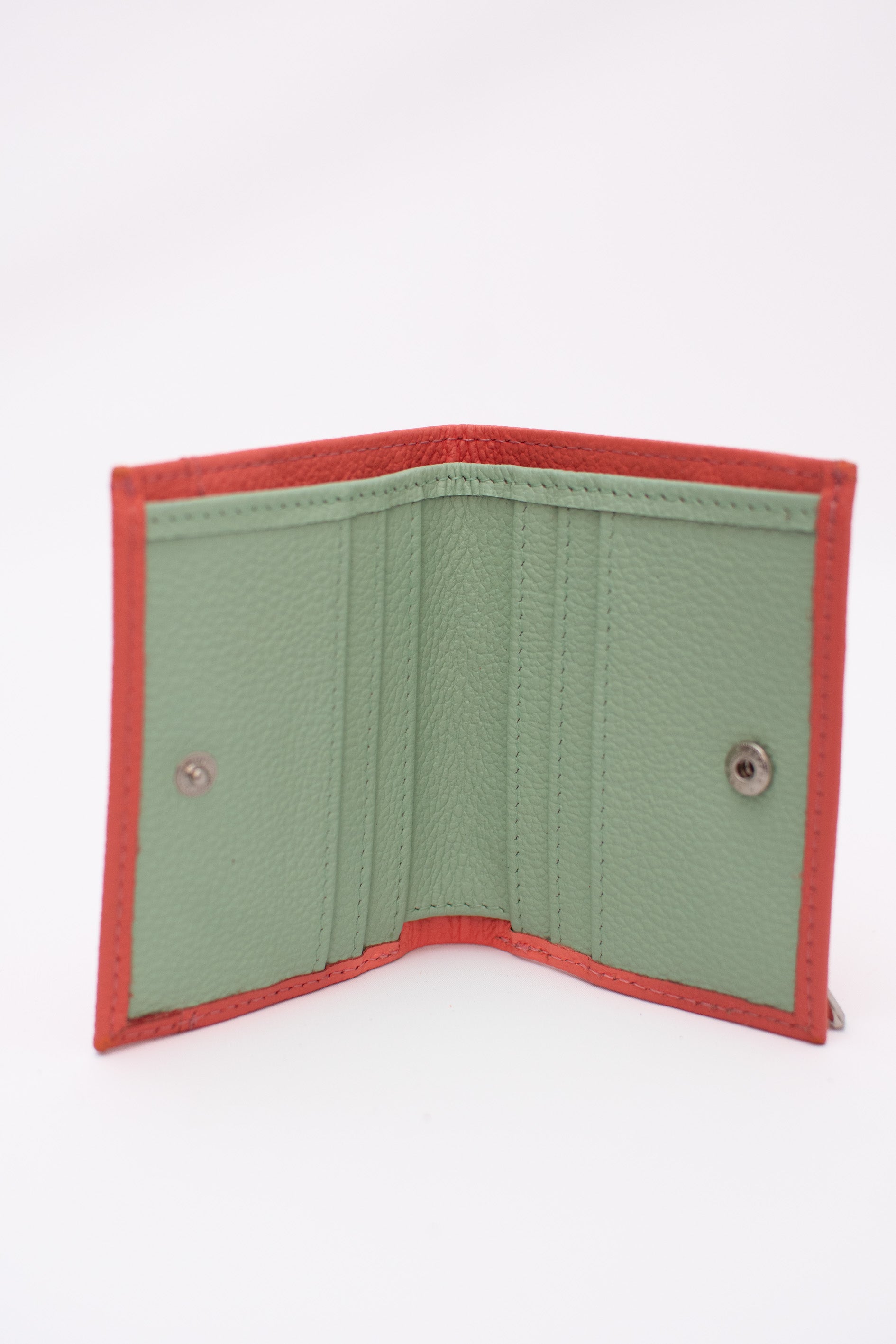 Heart Leather Sleek Wallet