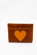 Heart Leather Wallet | Colorful & Slim