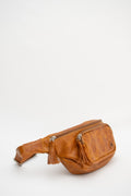 Cognac Brown Leather Fanny Pack