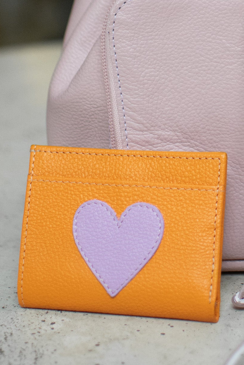 Yellow Leather Sleek Wallet