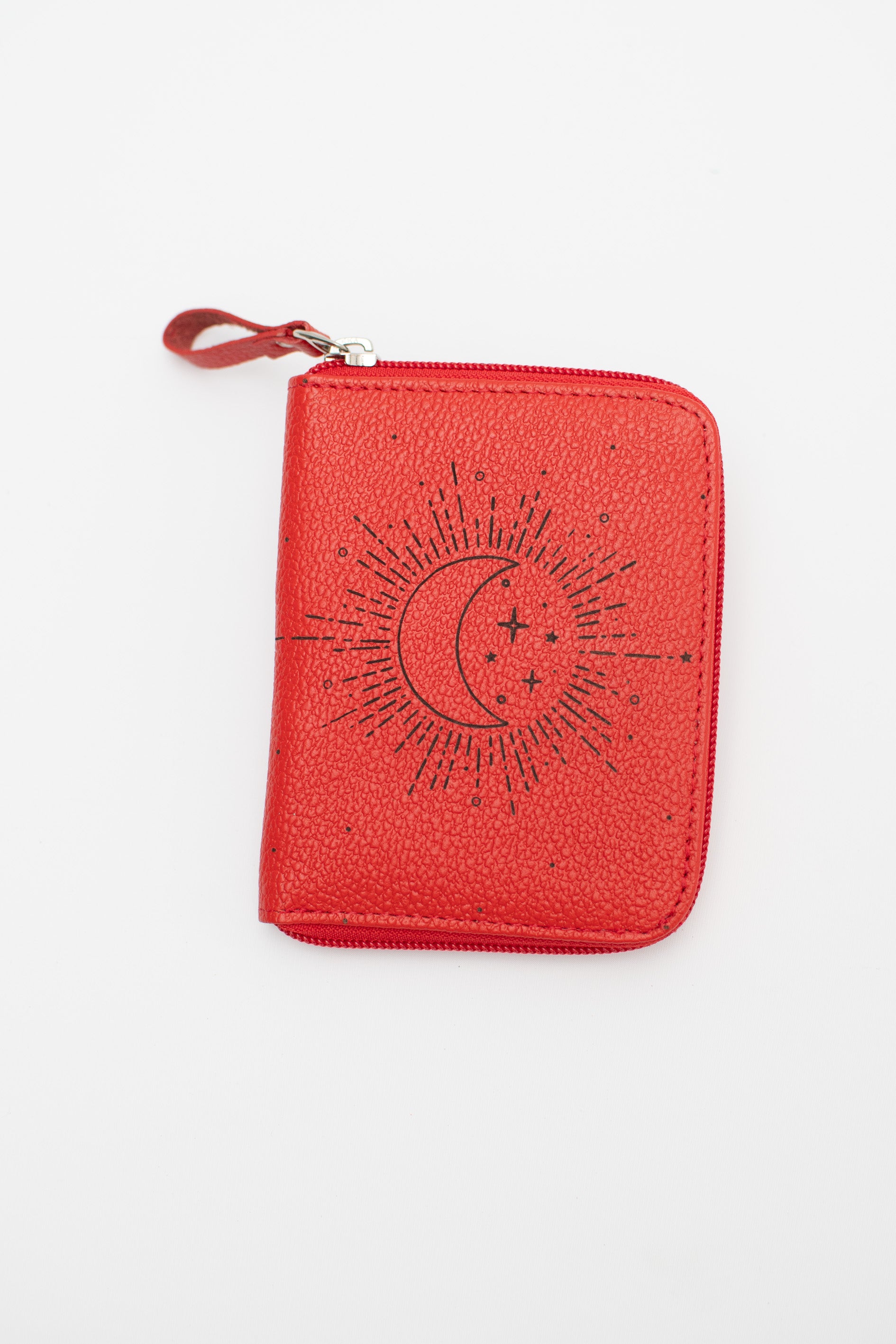 Engraved Leather Zip Wallet