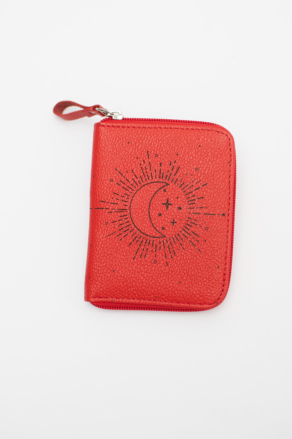 Engraved Leather Zip Wallet