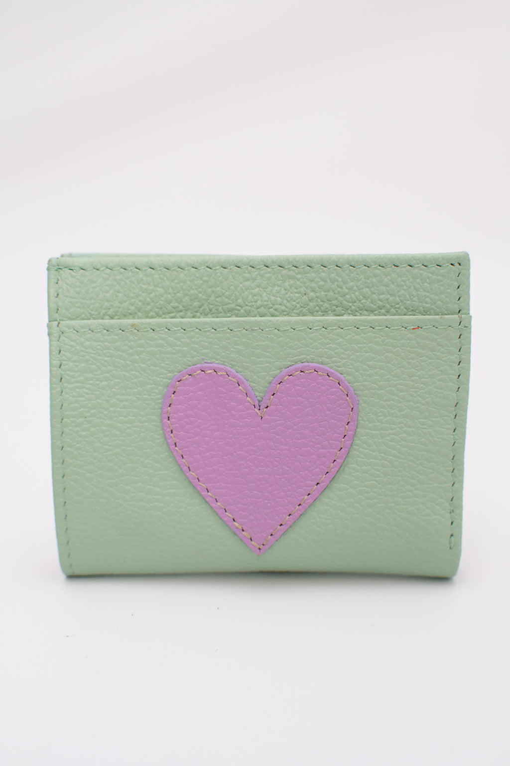 Heart Leather Sleek Wallet