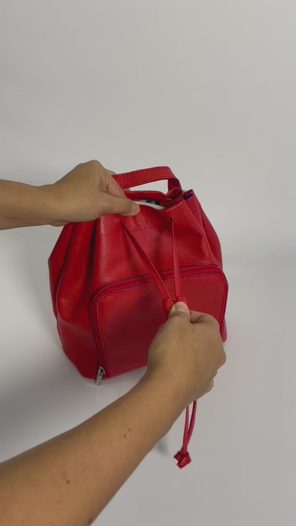 Leather Backpack, Crossbody and Purse 3 in 1